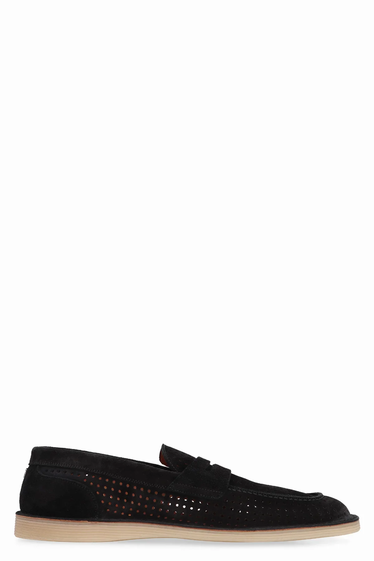 Perforated Calfskin Loafer by Dolce & Gabbana