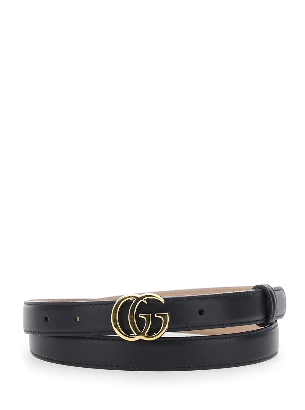 Gold-Tone GG Logo Belt by Gucci