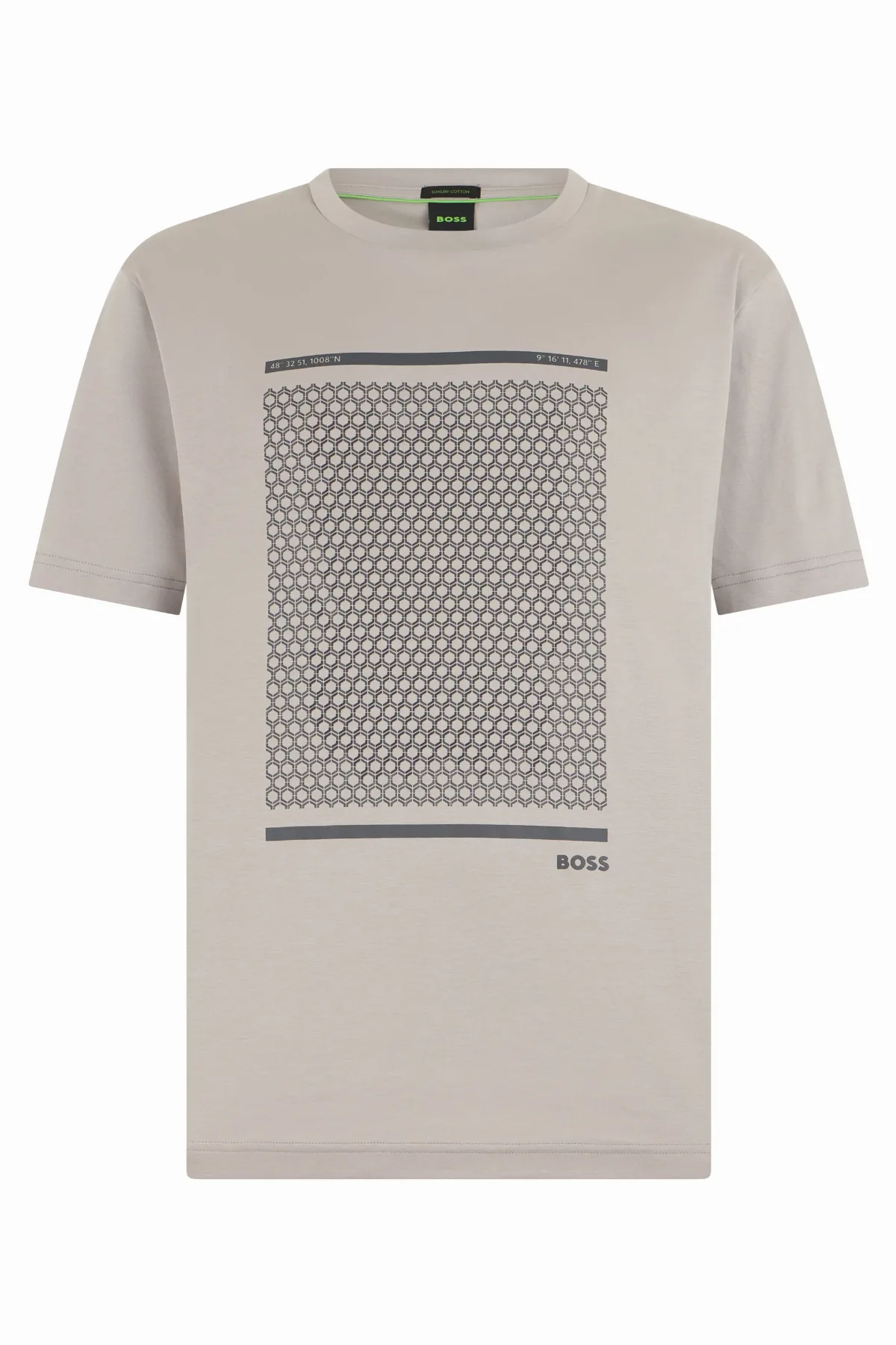 Geometric Print T-Shirt by Hugo Boss