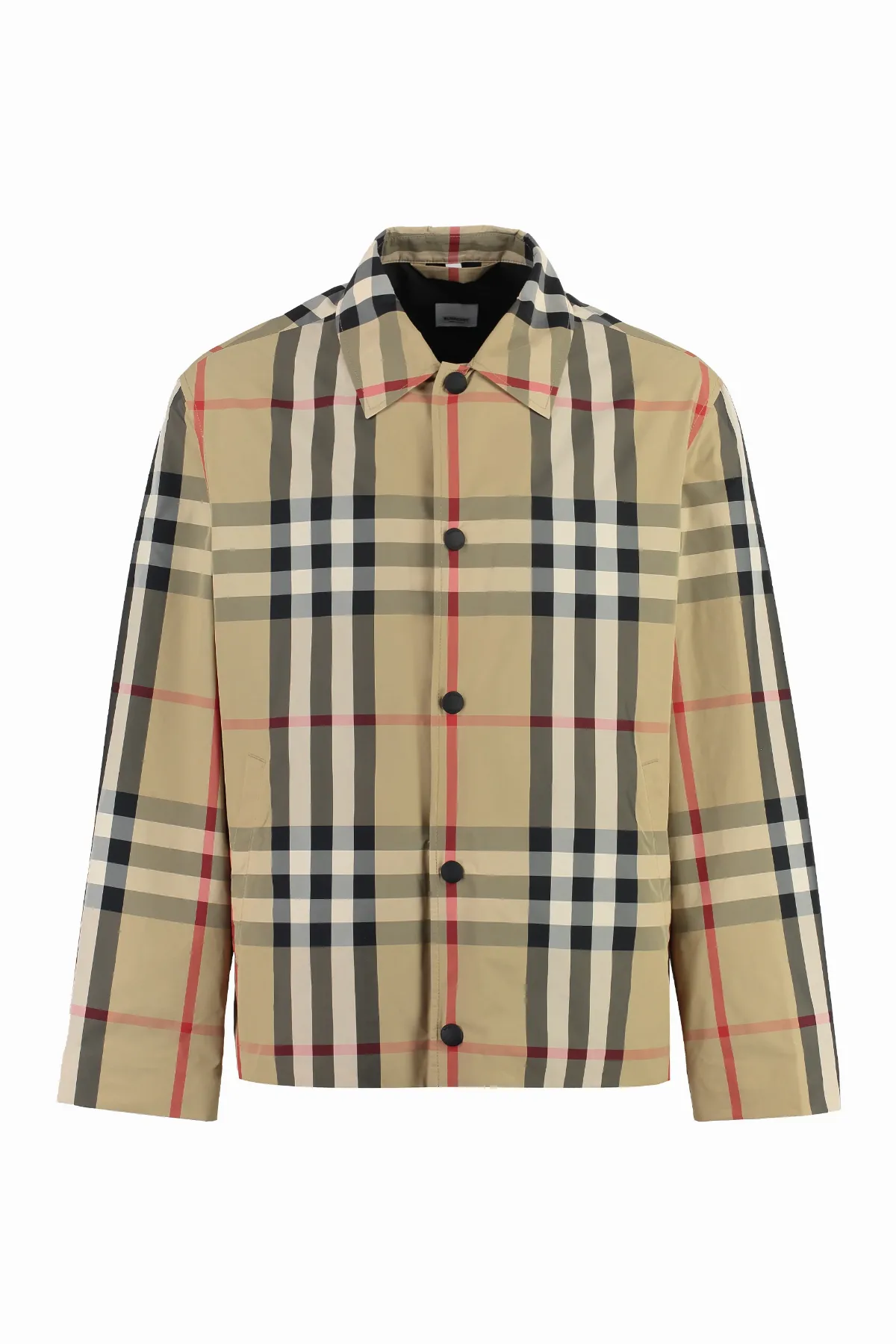 Checkered Polyamide Jacket by Burberry
