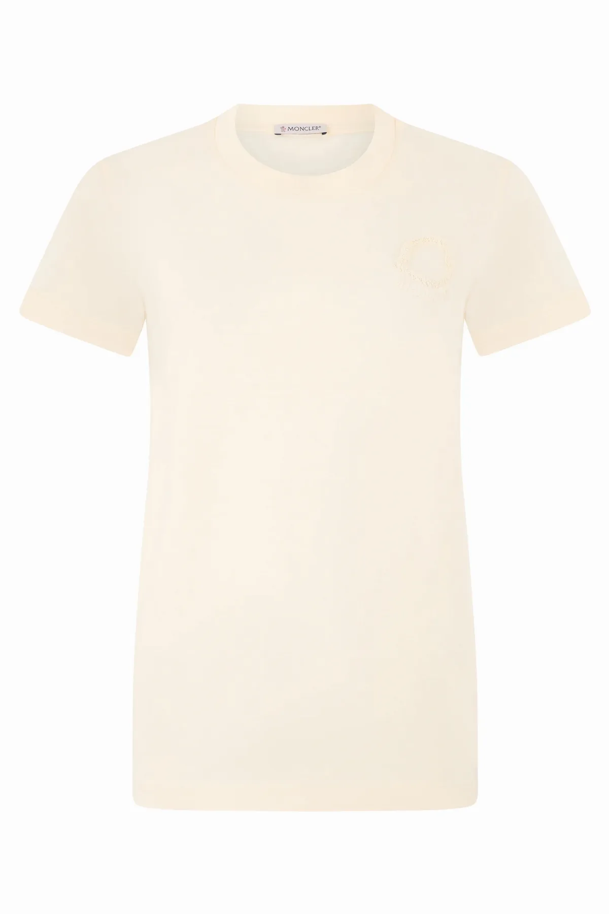 Embroidered Cotton T-Shirt by Moncler