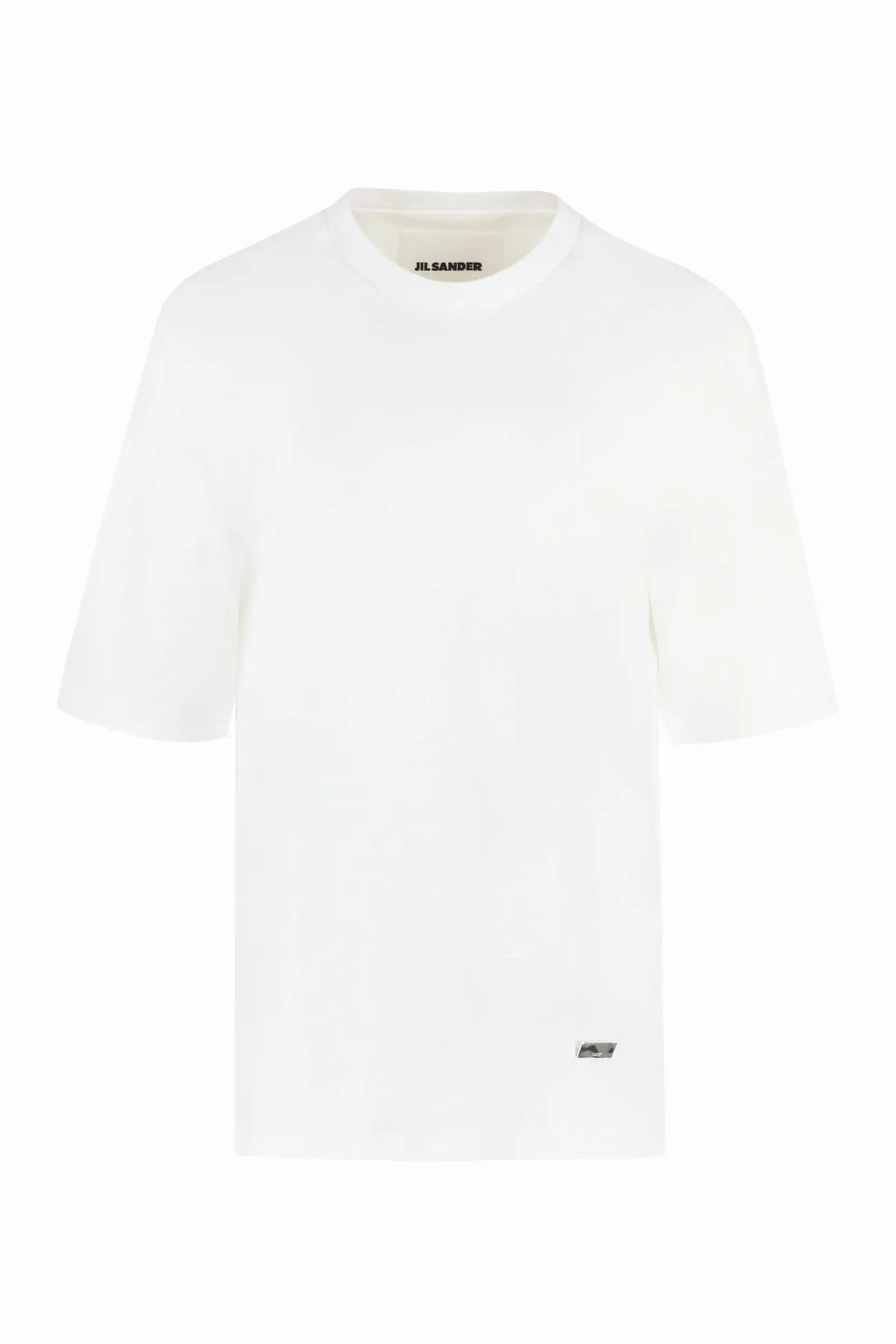 Ribbed Crew-Neck Cotton T-Shirt by Jil Sander