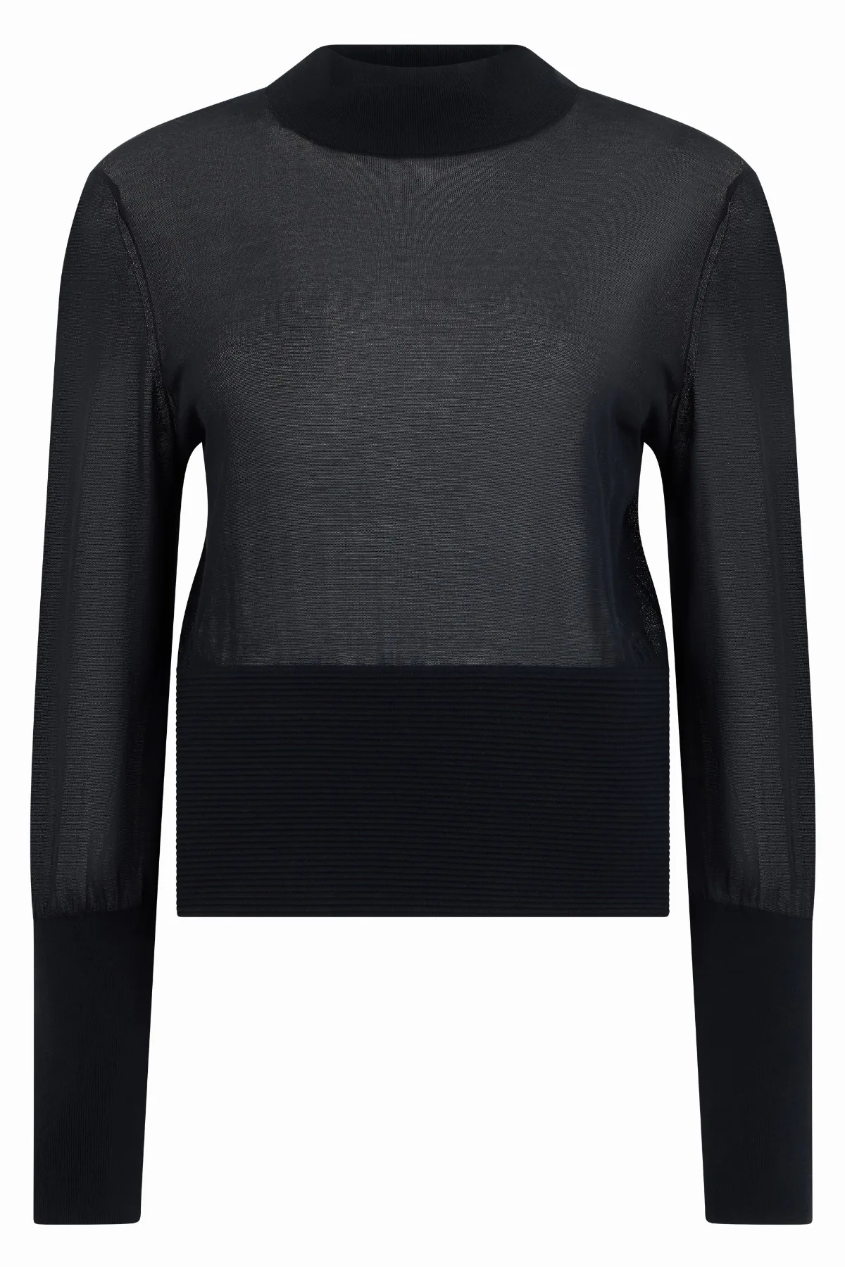 Lightweight Knit Color-Block Sweater by Frame