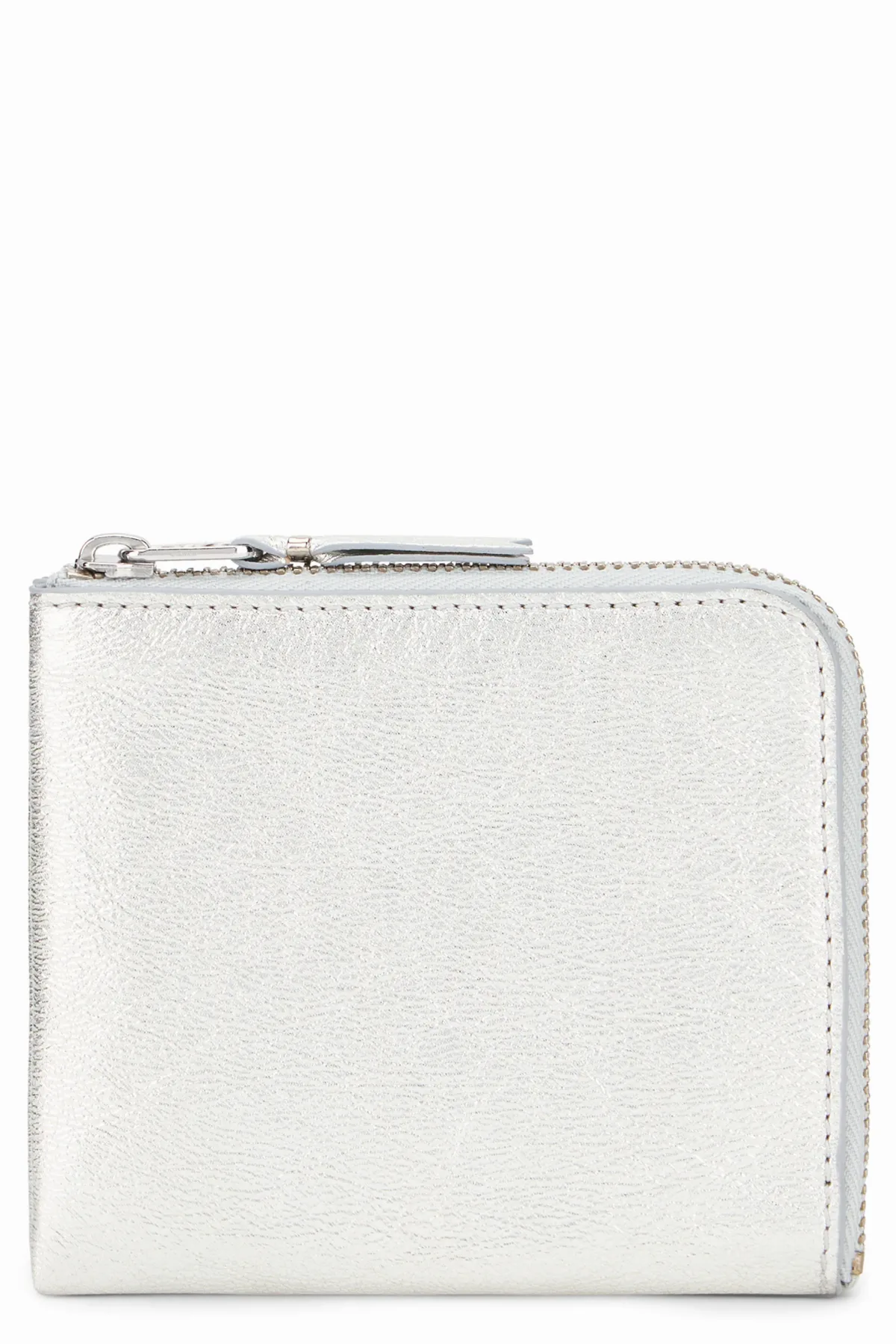 Half-Zip Metallic Vachette Wallet by Comme Des GarçOns Wallet