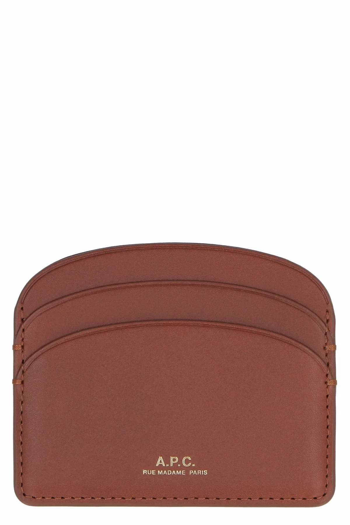 Logo-Embossed Leather Card Case by A.P.C.