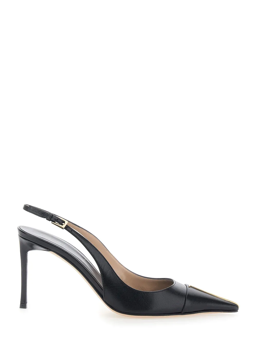 Pointed-Toe Leather Slingback Pump by Tom Ford