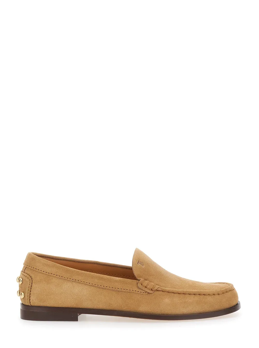 Embossed Logo Calfskin Loafer by TOD'S