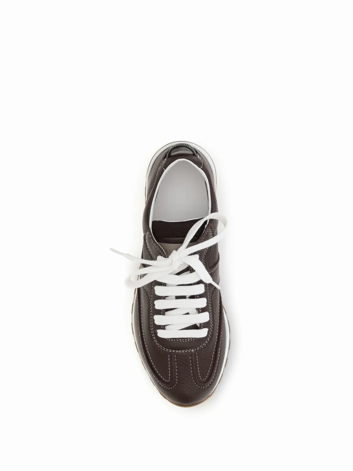 Hammered Leather Sneakers by BRUNELLO CUCINELLI
