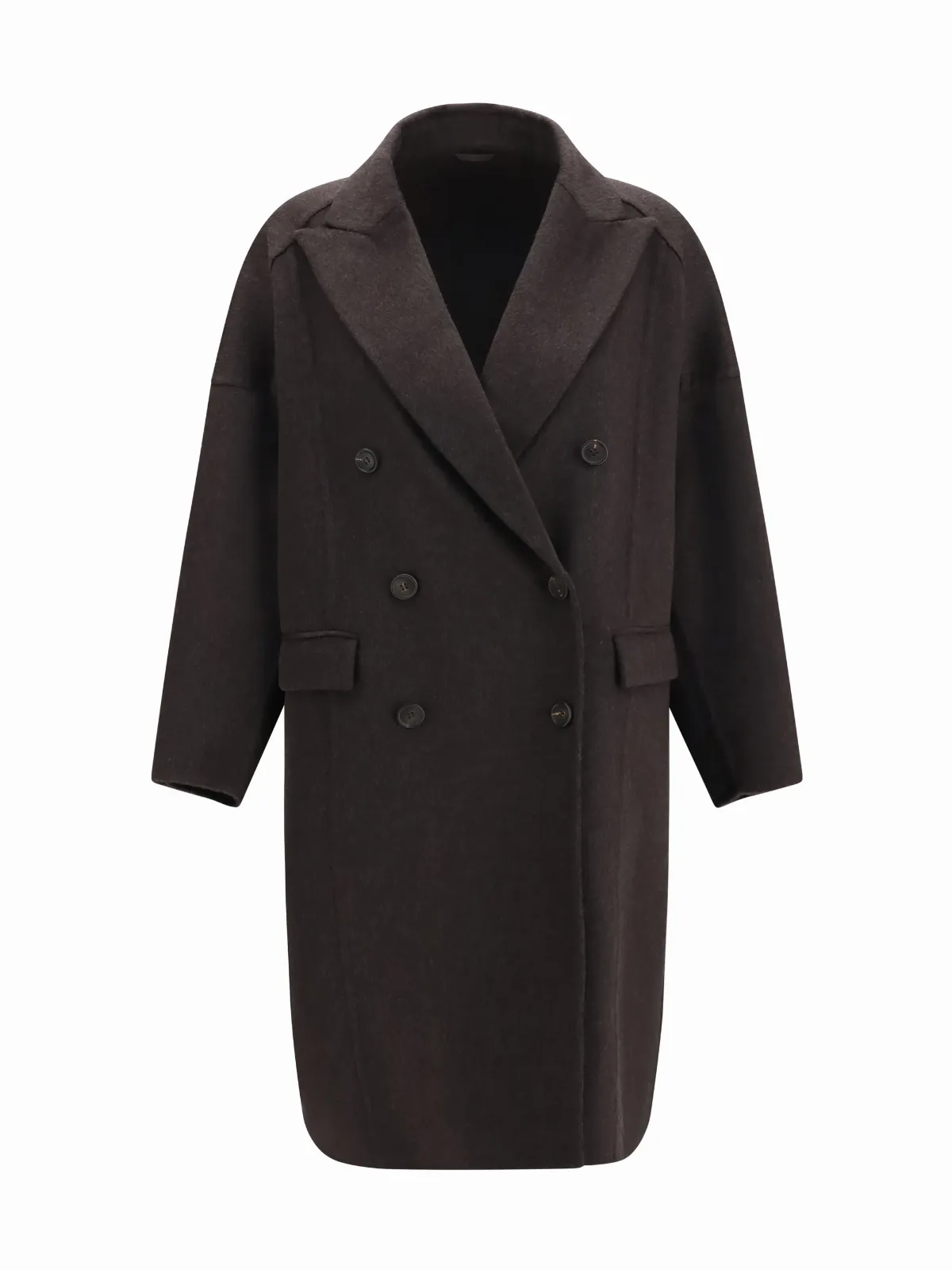 Double-Breasted Cashmere Coat
