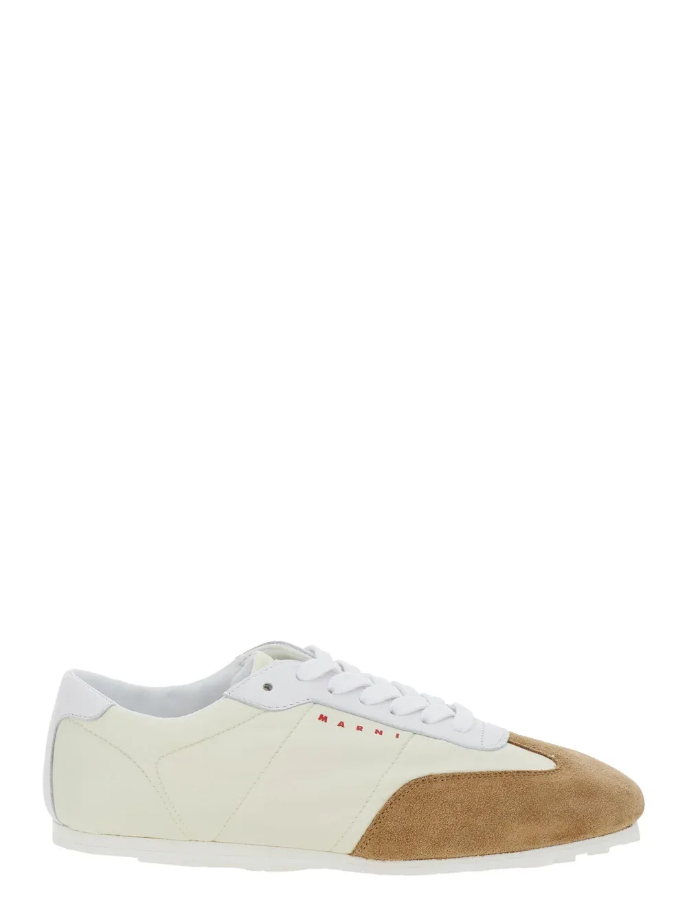 Suede-Trimmed Low-Top Sneaker by Marni