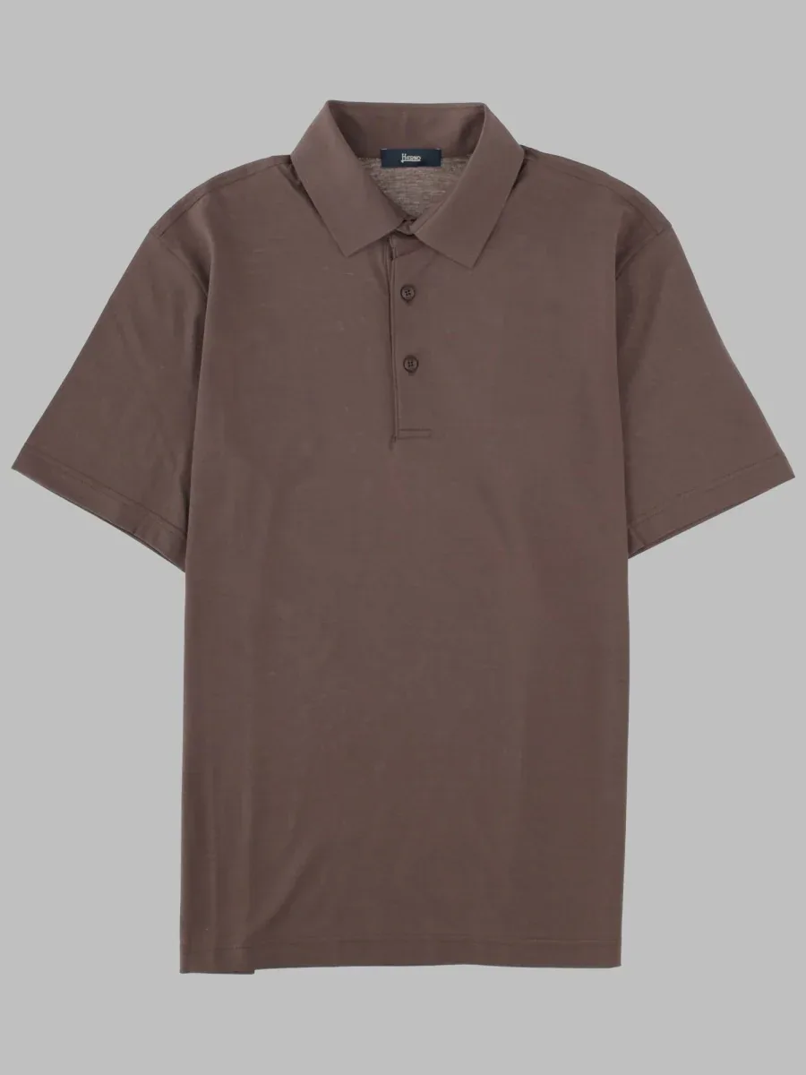 Cotton Polo Shirt by Herno