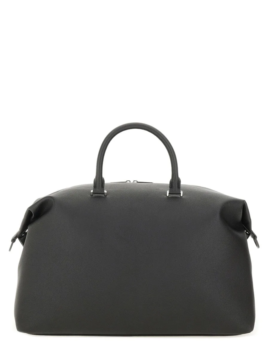 Logo-Embossed Recycled Polyamide Shoulder Bag by Hugo Boss