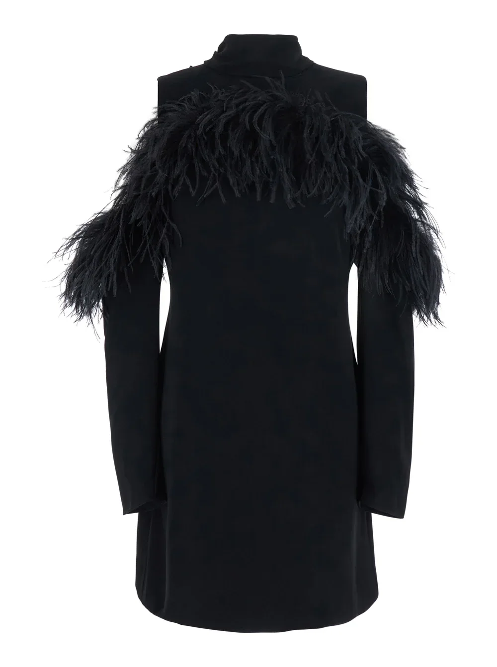 Feather-Trimmed Dress by P.A.R.O.S.H.