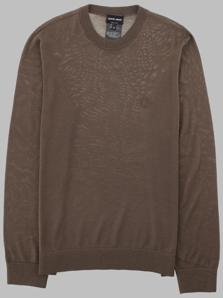 Virgin Wool Sweater by Giorgio Armani