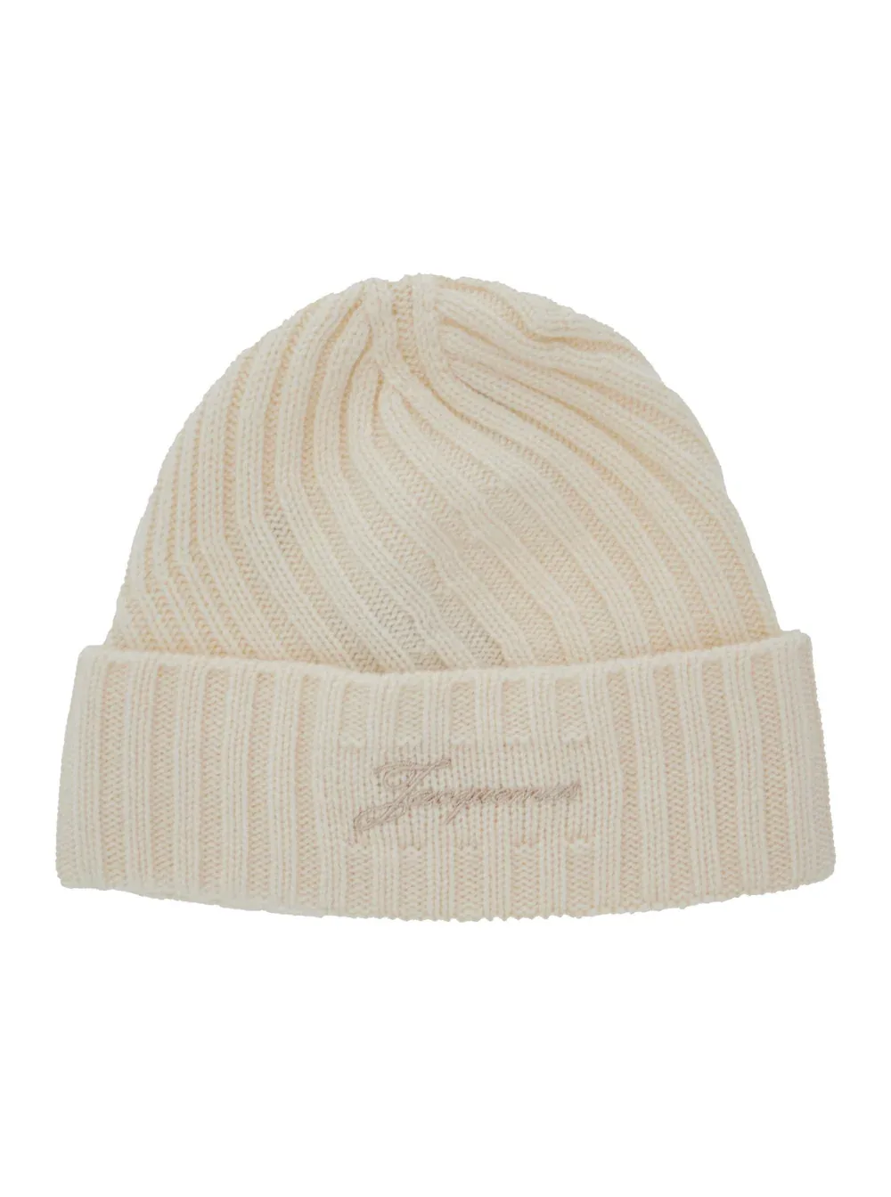 Ribbed Knit Wool Beanie by Jacquemus