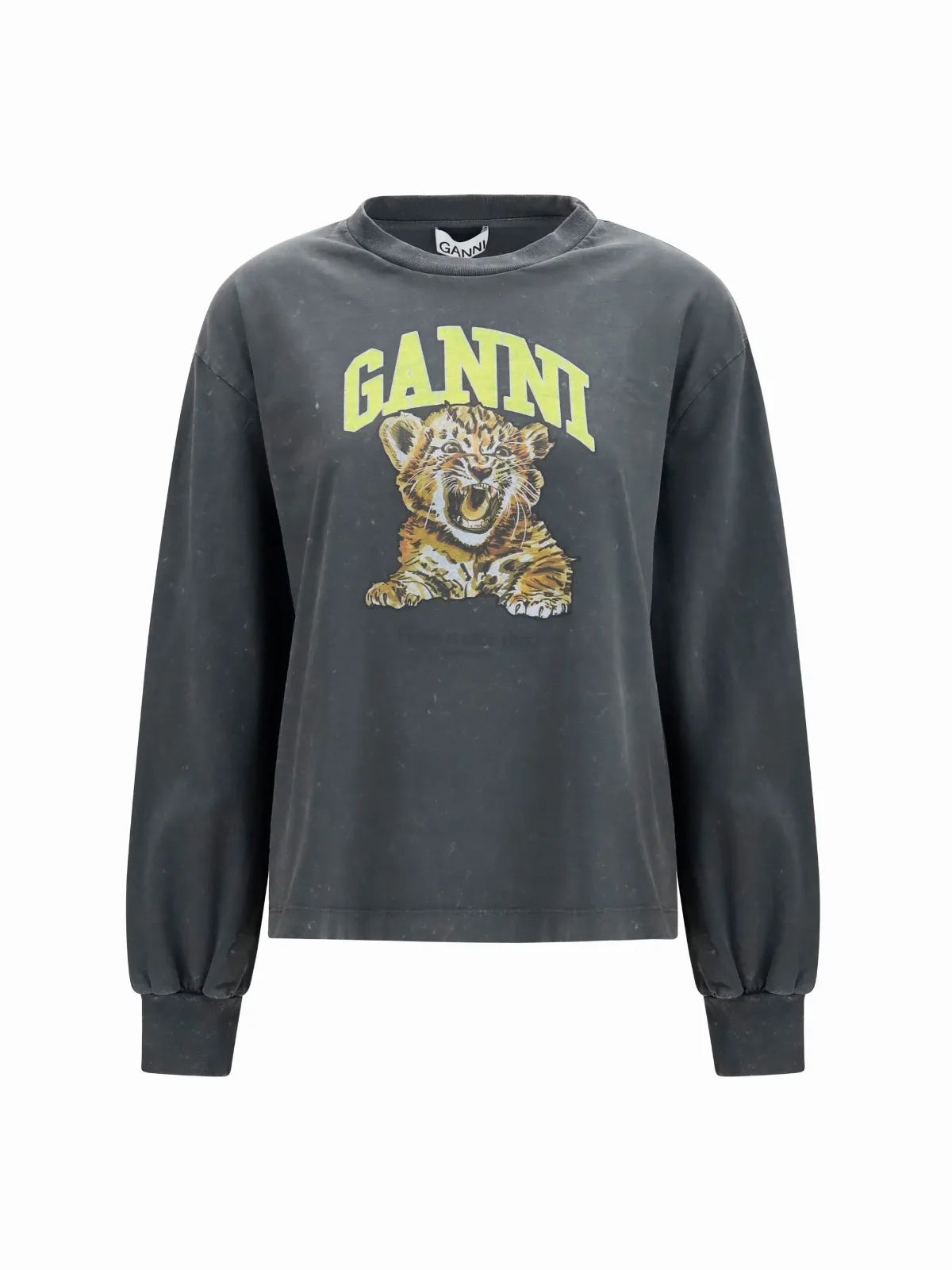 Tiger-Print Logo Sweatshirt