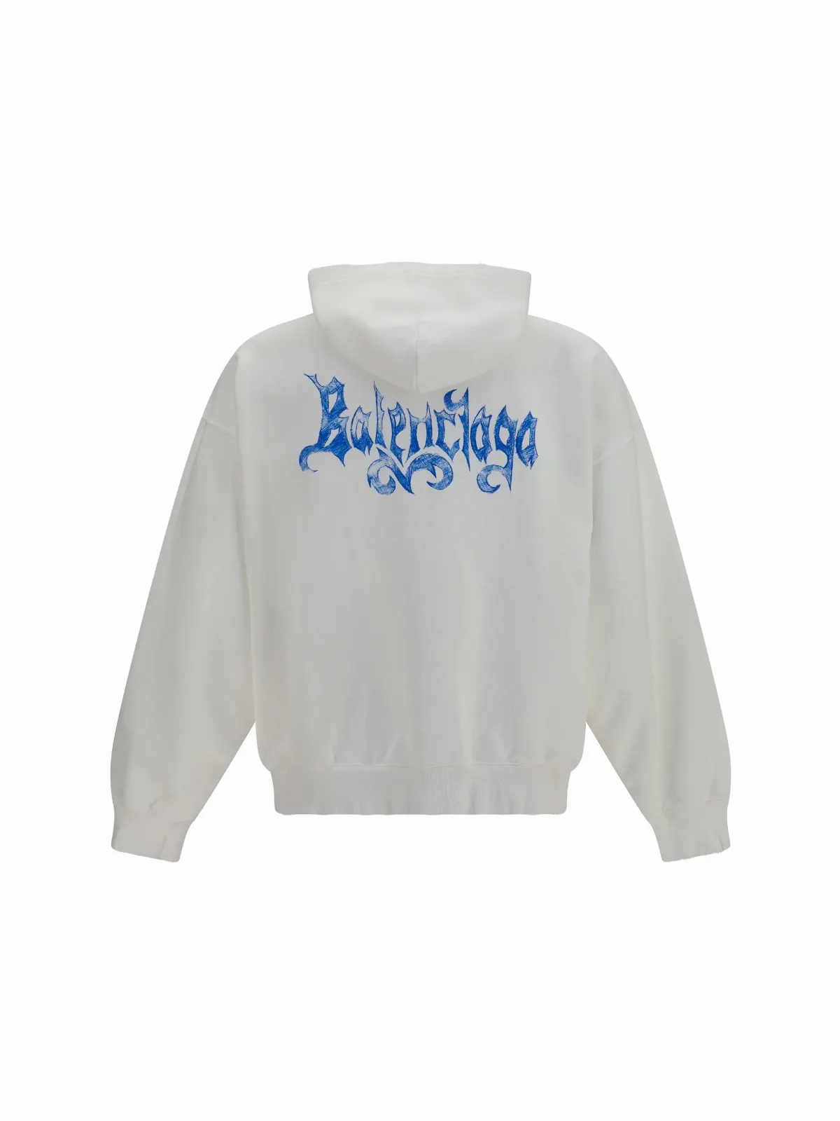 Sketchy Graphic Zip Hoodie Sweatshirt by Balenciaga