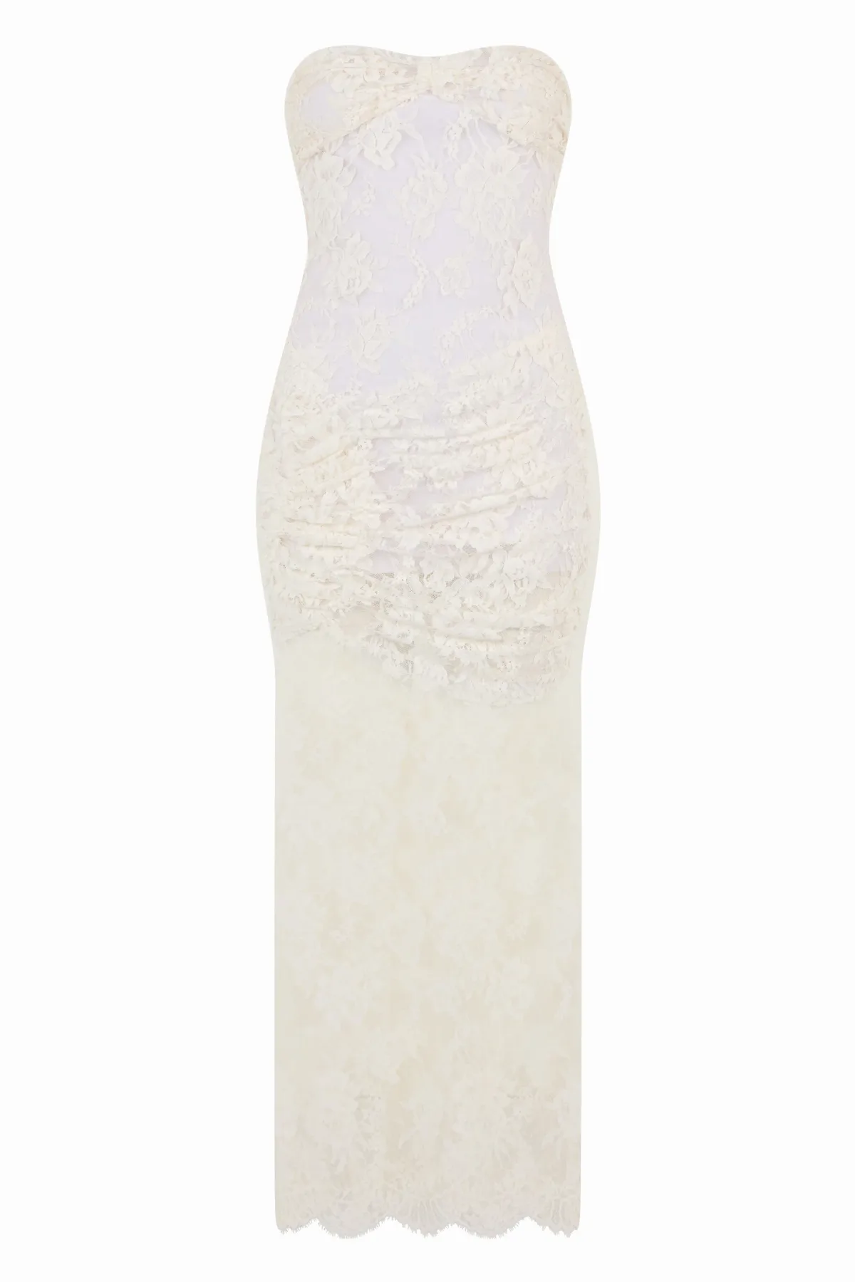 Lace Floor-Length Dress by The Mannei