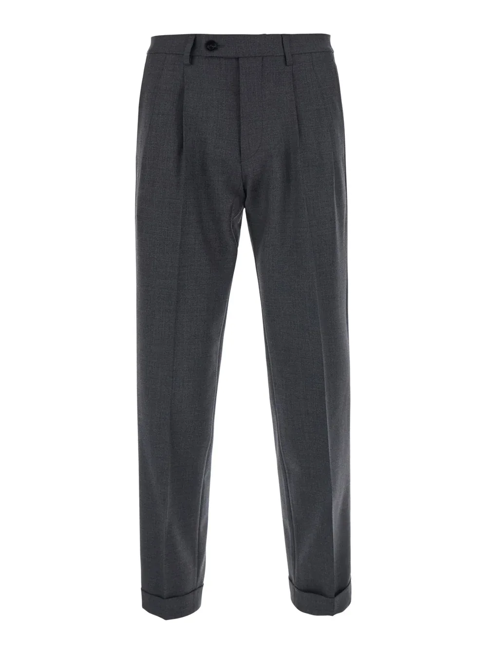 Double Pleated Tech Fabric Trousers by Michael Coal
