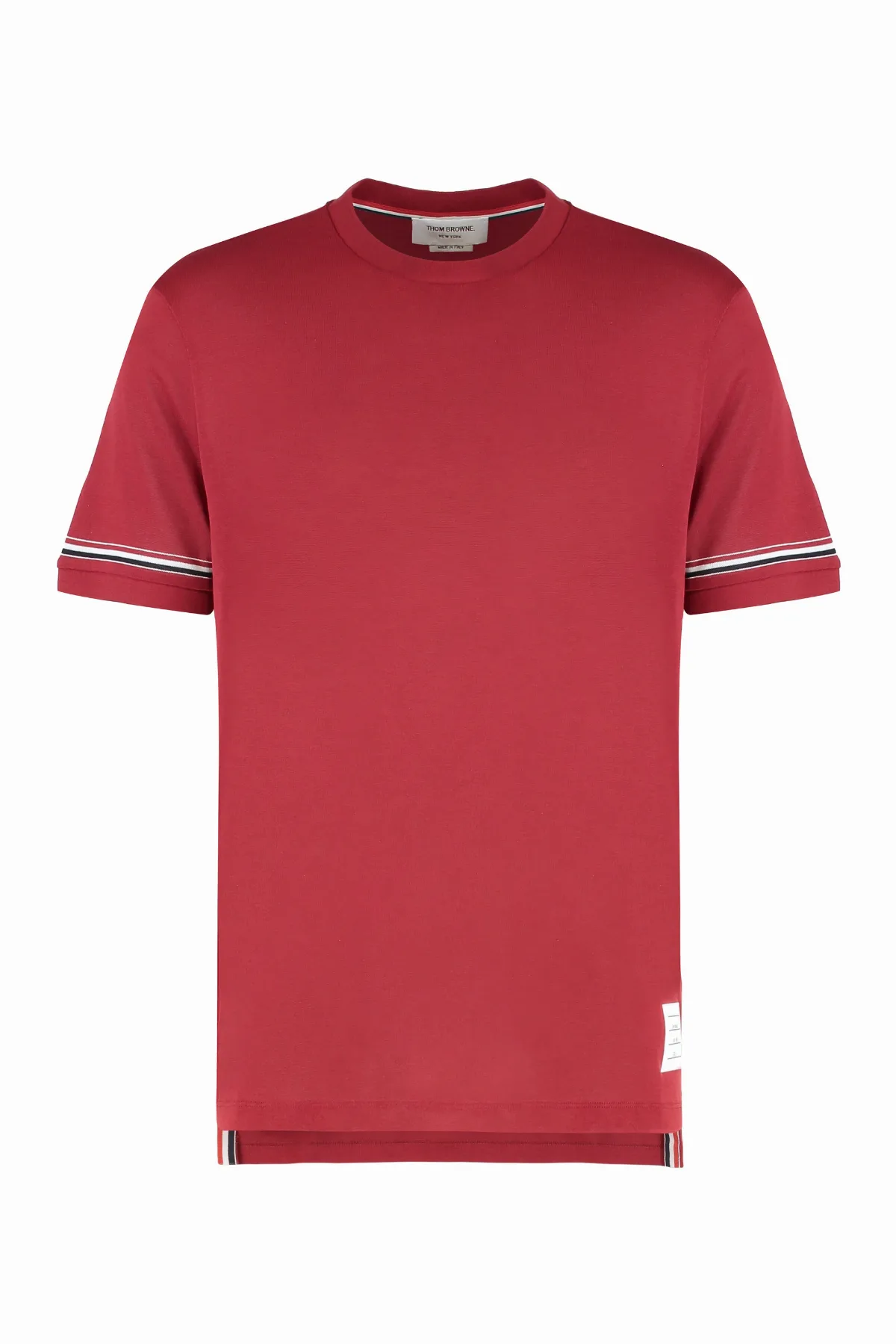 Striped Crew Neck T-Shirt by Thom Browne