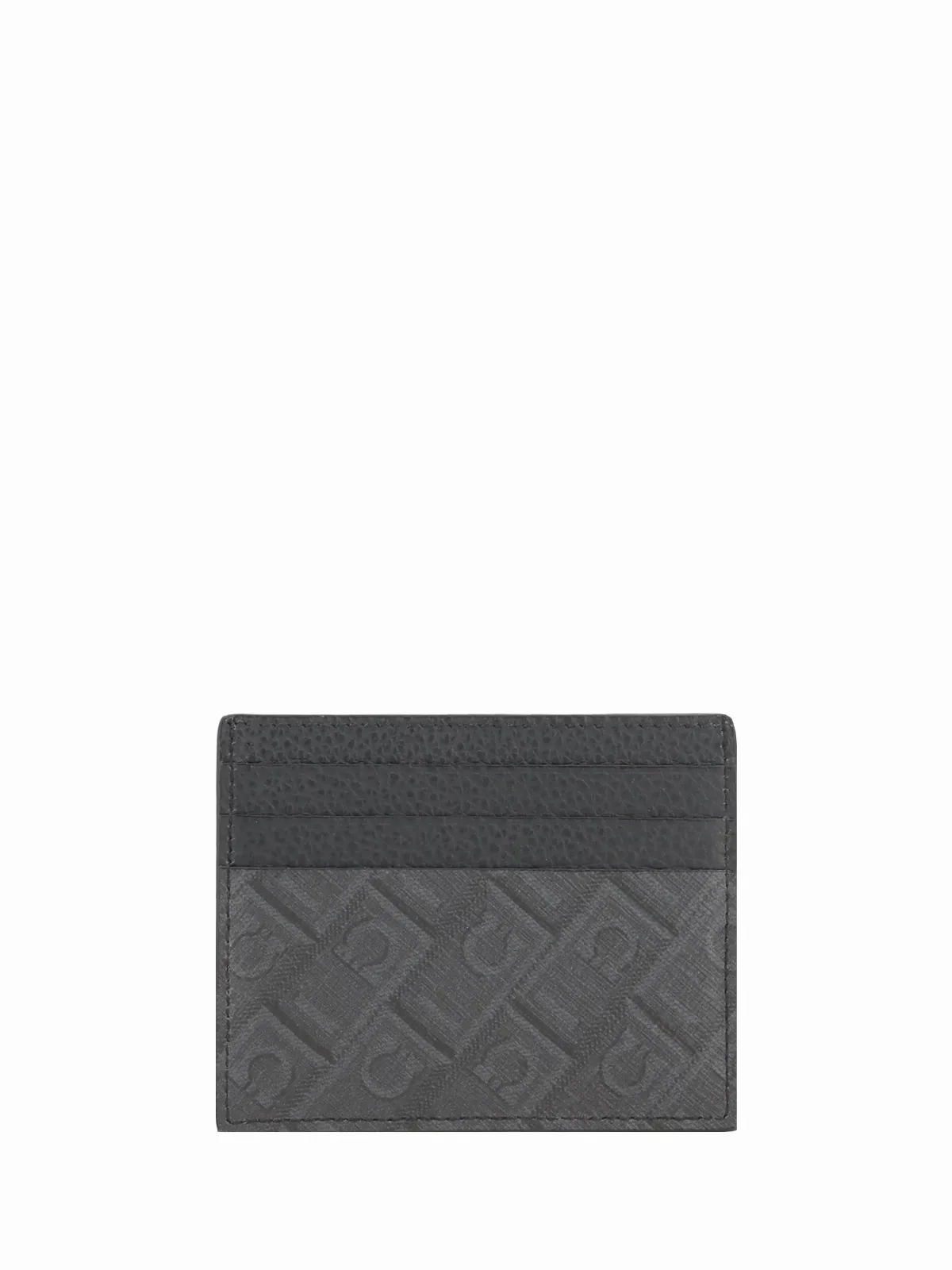 Gancini-Embossed Calf Leather Card Case by Ferragamo