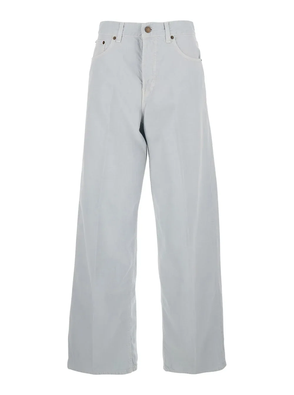 Relaxed Wide-Leg Denim Jeans by Haikure