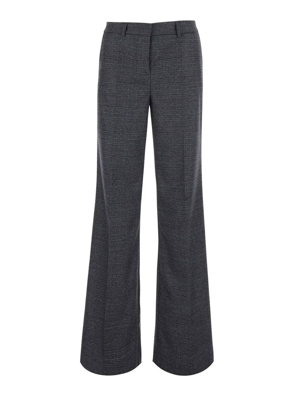 Check Woven Trousers by Leplain