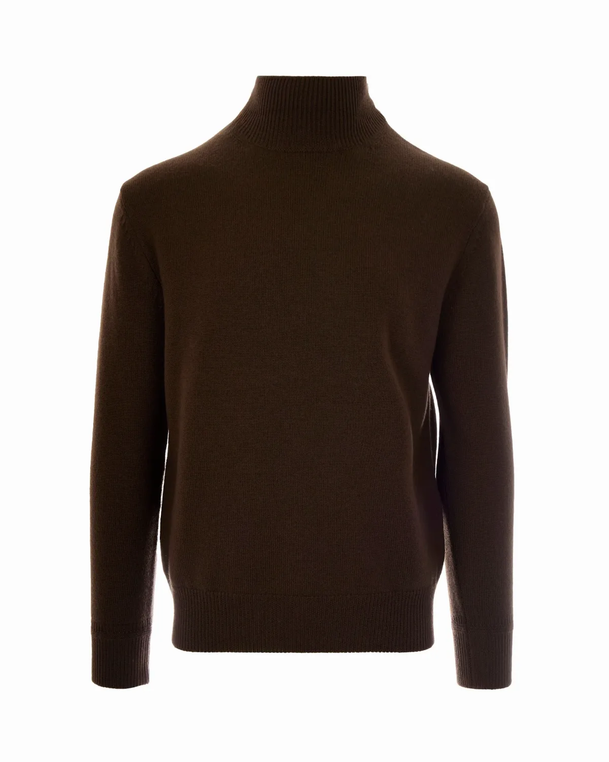 Roll-Neck Virgin Wool Sweater by Paolo Pecora