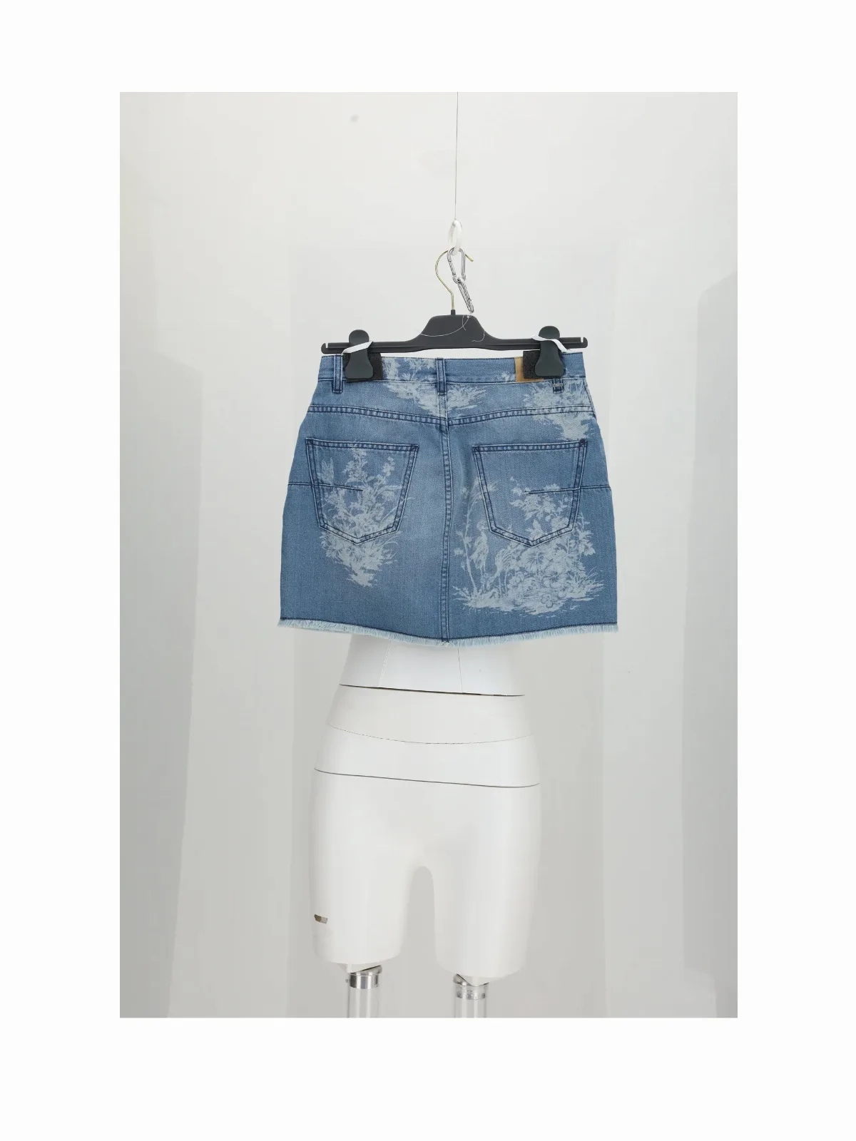 Printed Denim Skirt by Dior