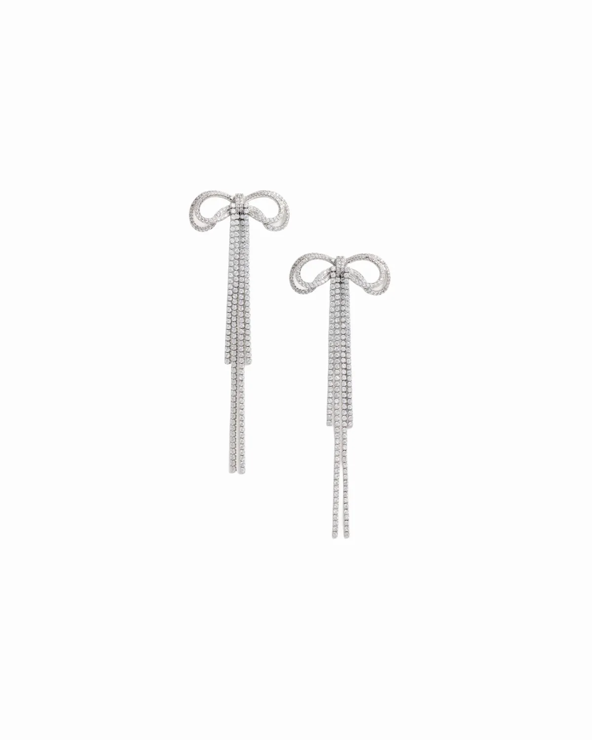 Double Crystal Earrings by Self-Portrait