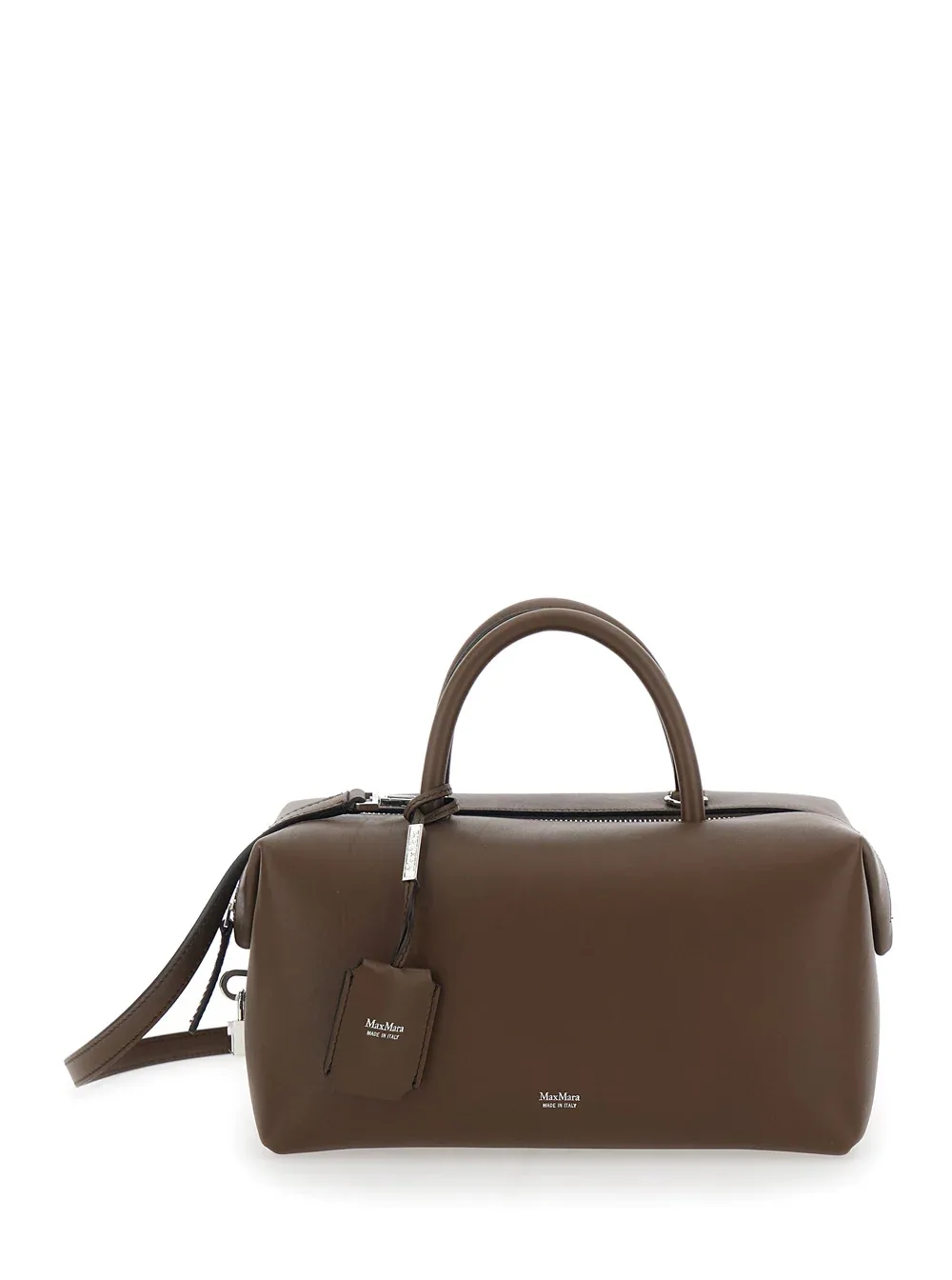 Lamb Leather Top Handle Bag by Max Mara