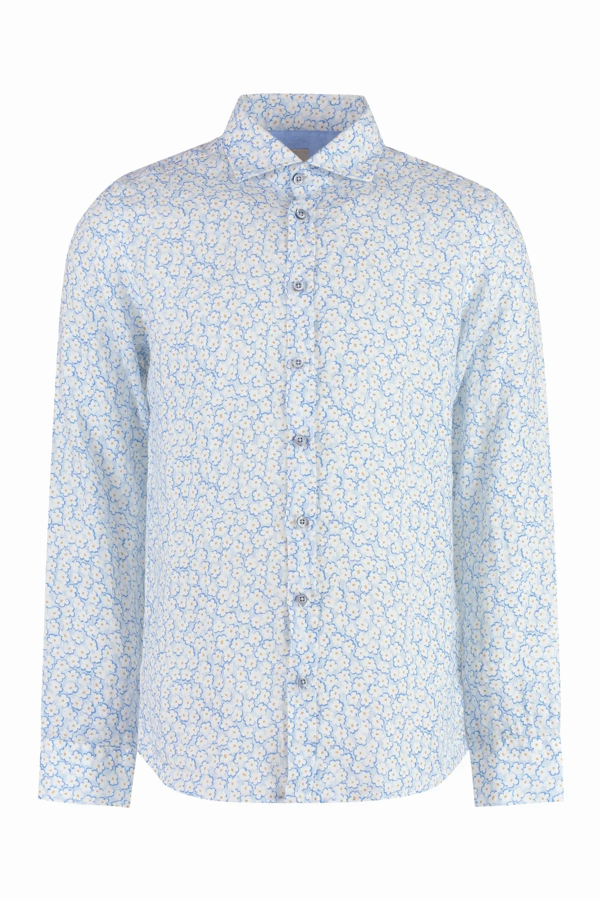 Floral-Printed Cotton Shirt by Bastoncino