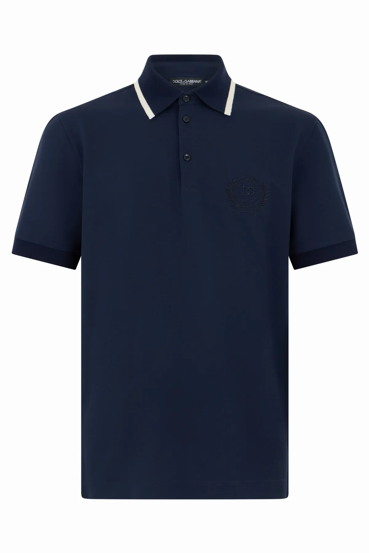 Embroidered Logo Polo by Dolce & Gabbana