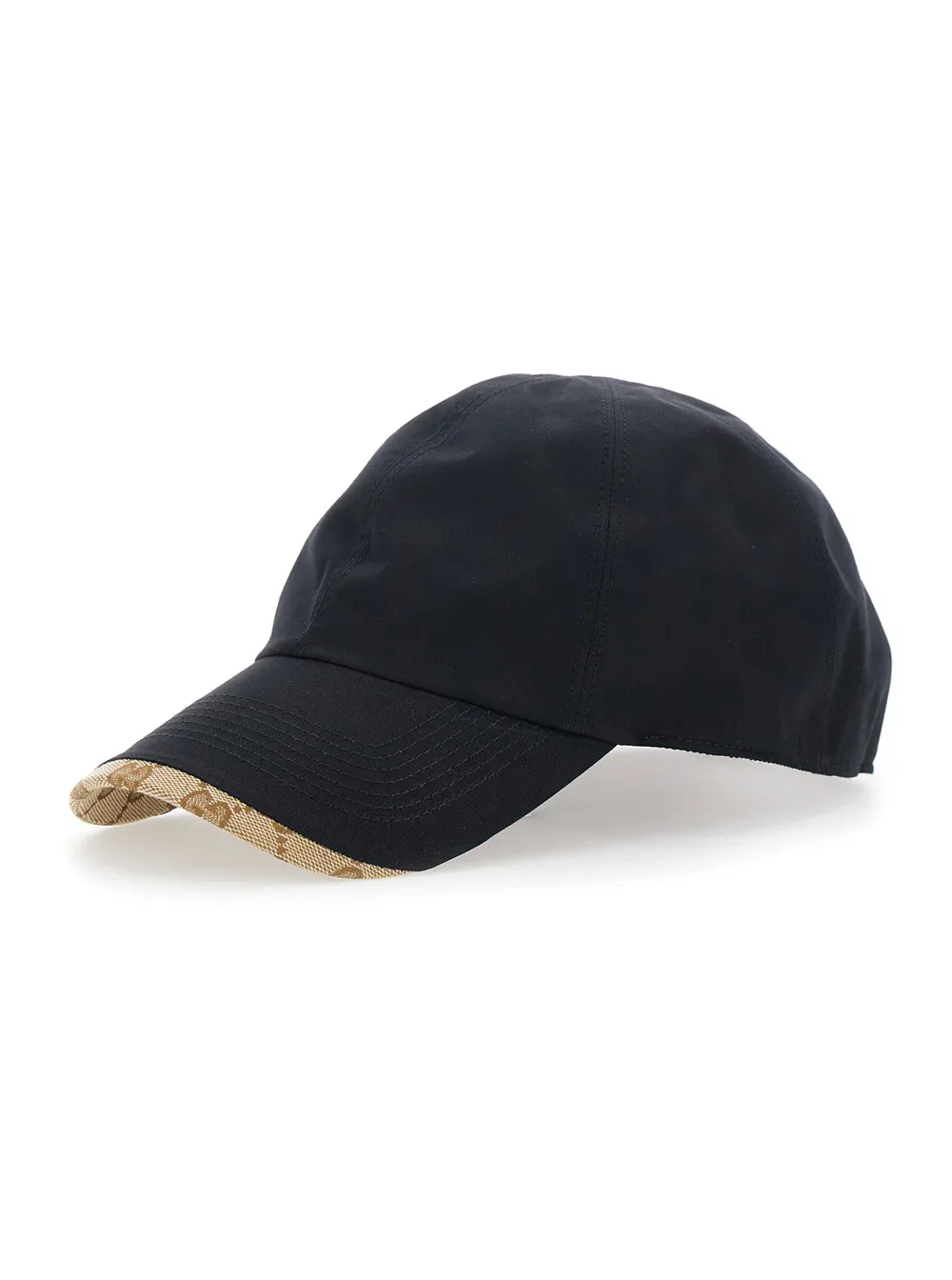 GG Motif Cotton Baseball Cap by Gucci