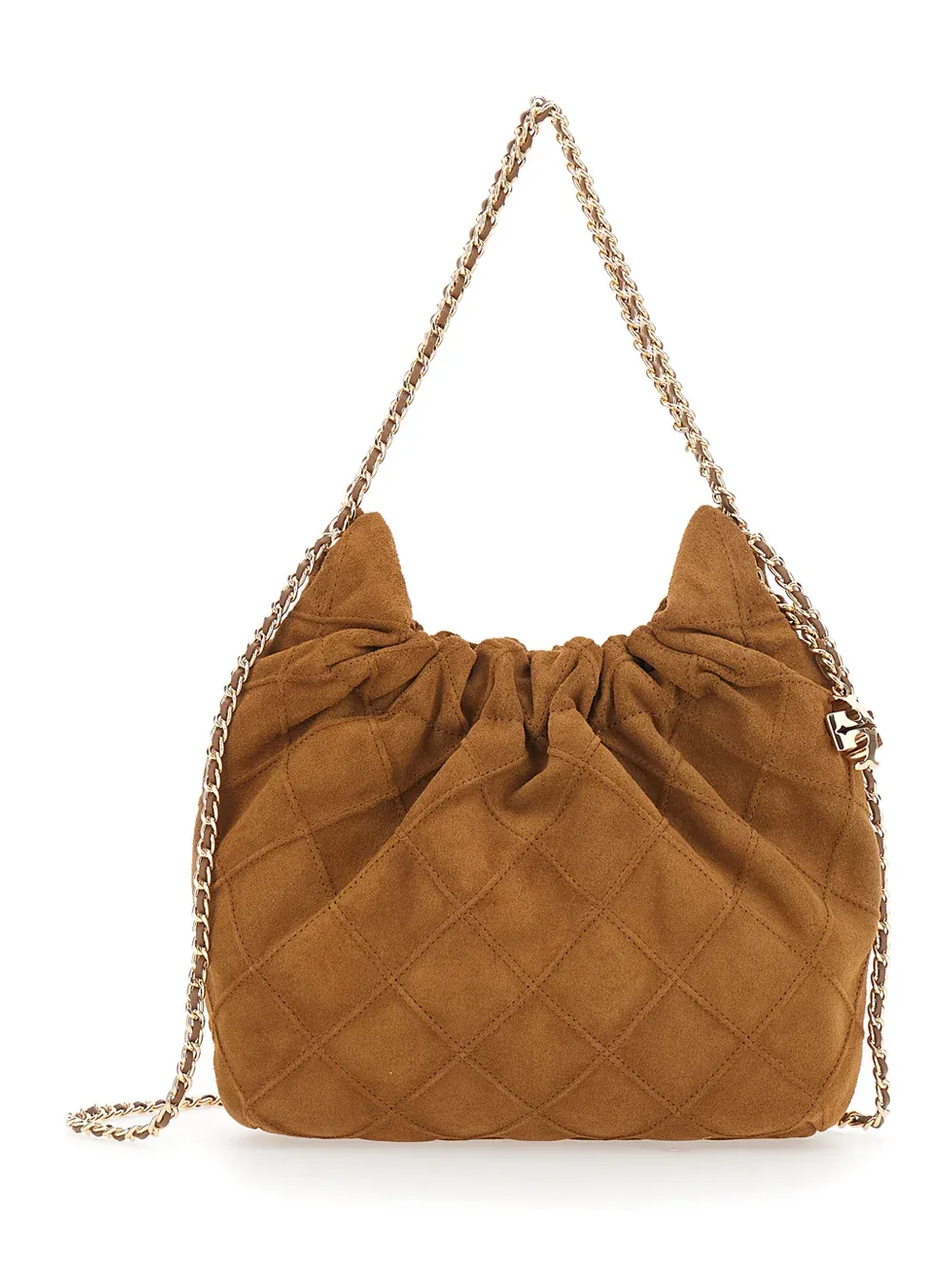 Quilted Suede Shoulder Bag by TORY BURCH