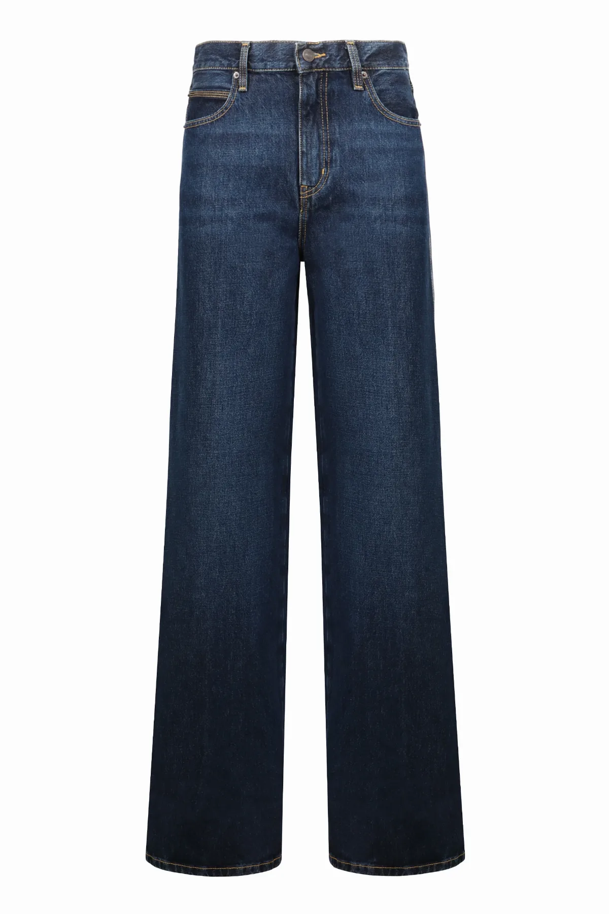 Wide-Leg Cotton Jeans