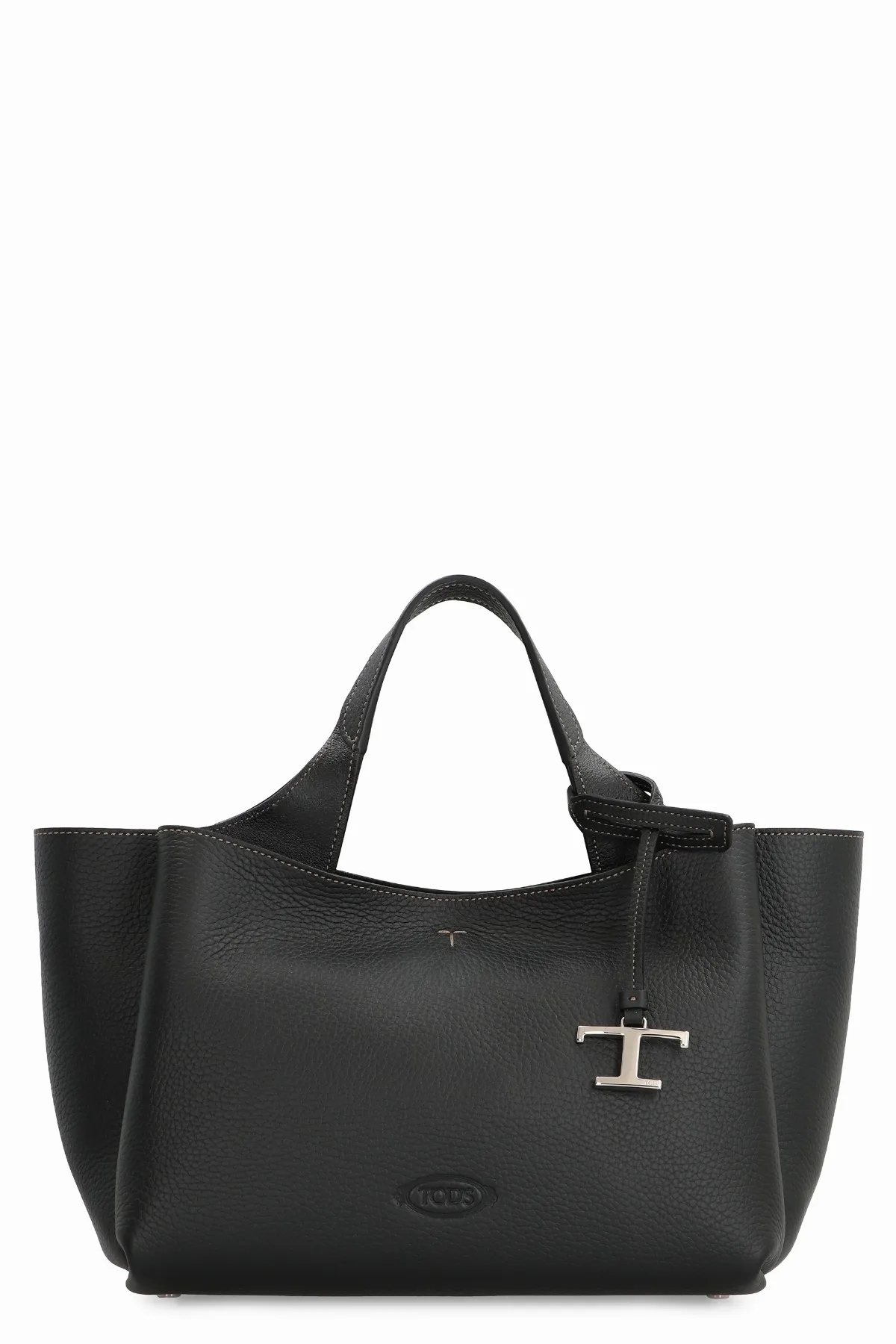 Pebbled Calfskin Top Handle Bag by TOD'S