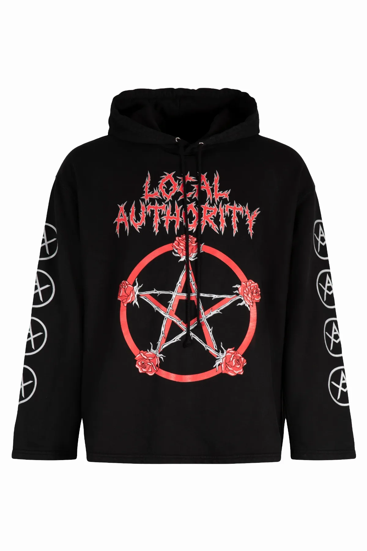 Graphic Print Hoodie by Local Authority