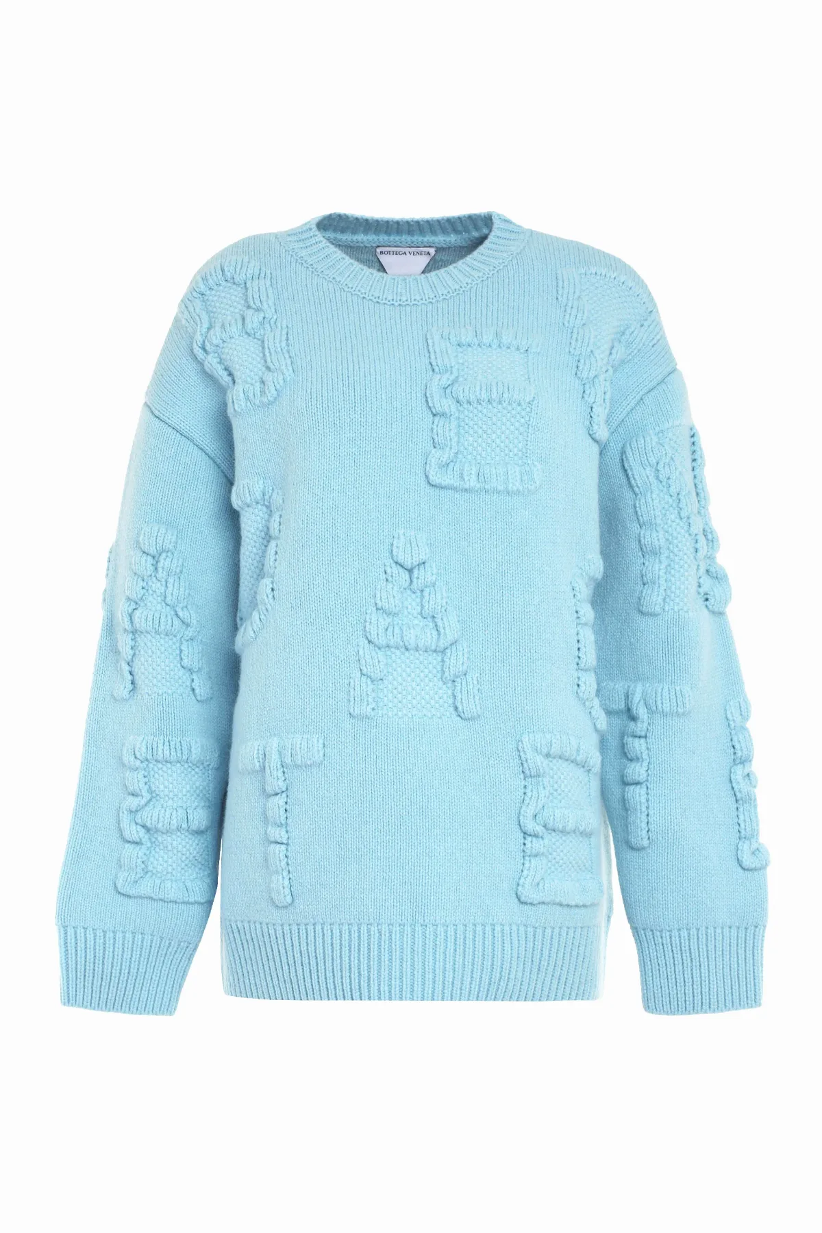 Textured Wool Crew-Neck Sweater by Bottega Veneta