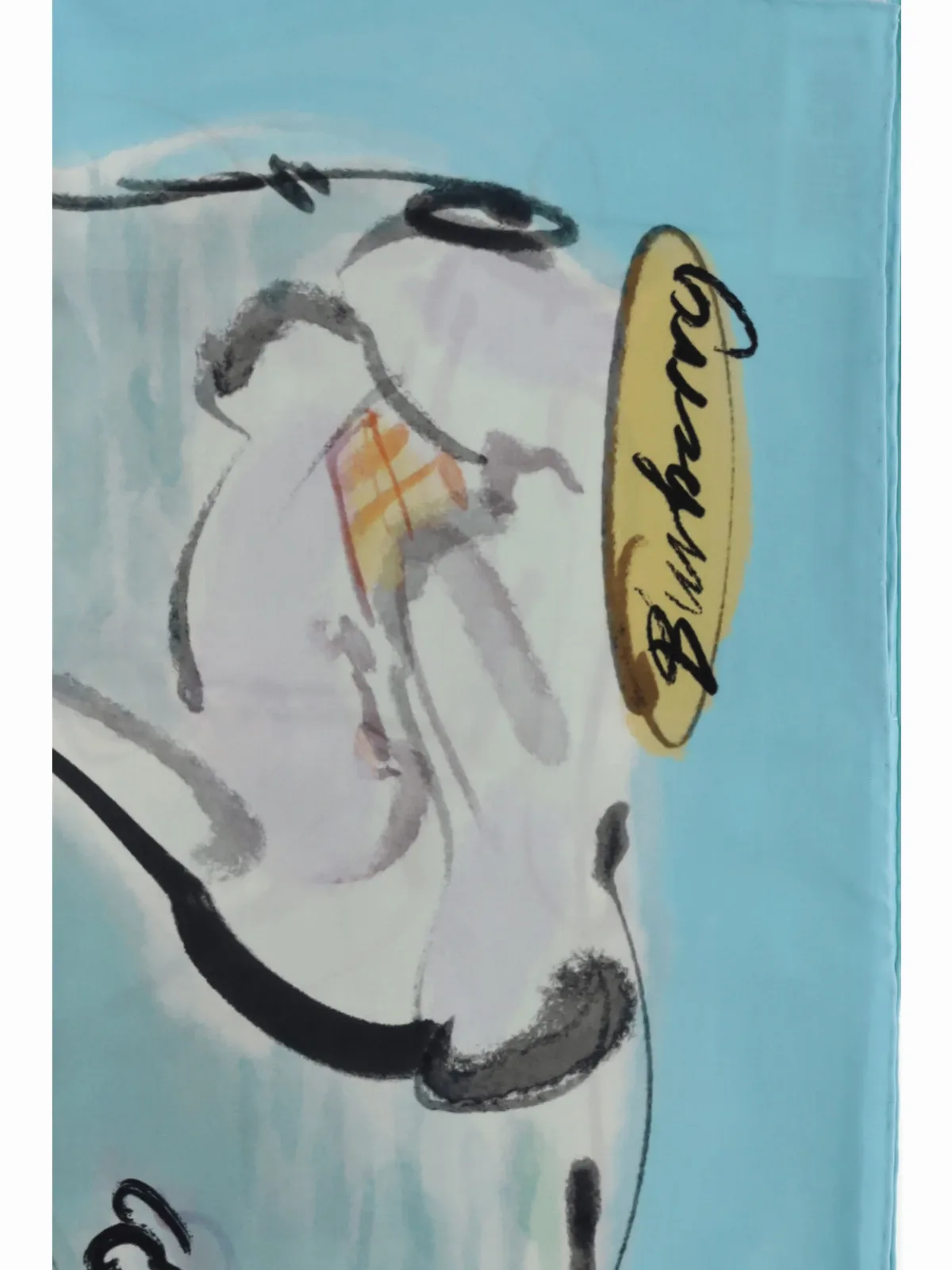 Watercolour Silk Scarf by Burberry
