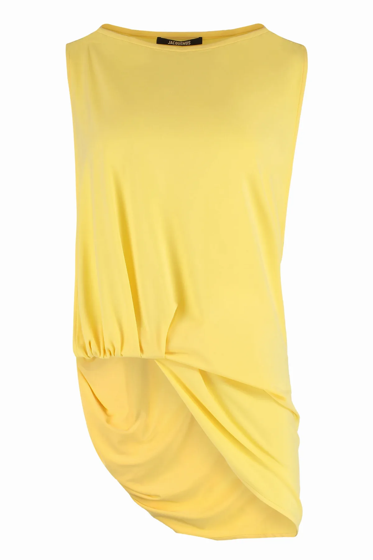 Square-Neck Draped Blouse by Jacquemus