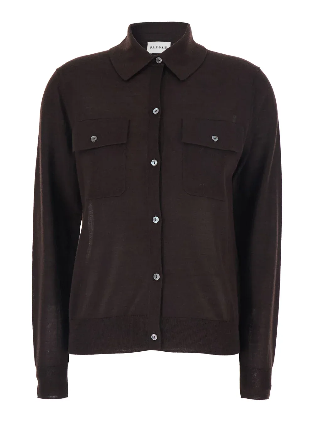 Polo-Collar Wool-Blend Sweater by P.A.R.O.S.H.