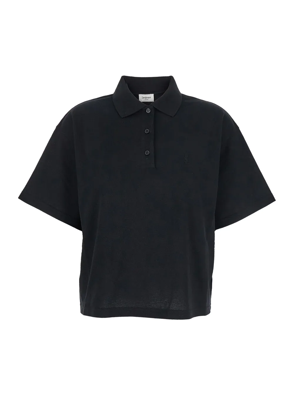 Cotton Oversize Polo Shirt by Saint Laurent