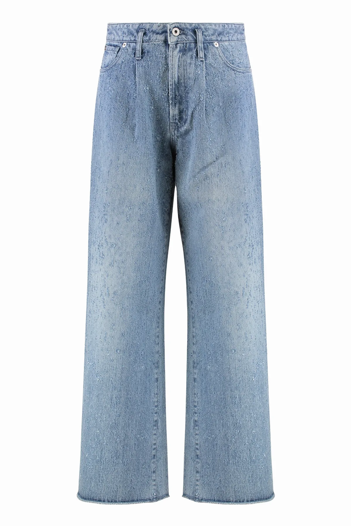 Wide-Leg Denim Jeans by Halfboy