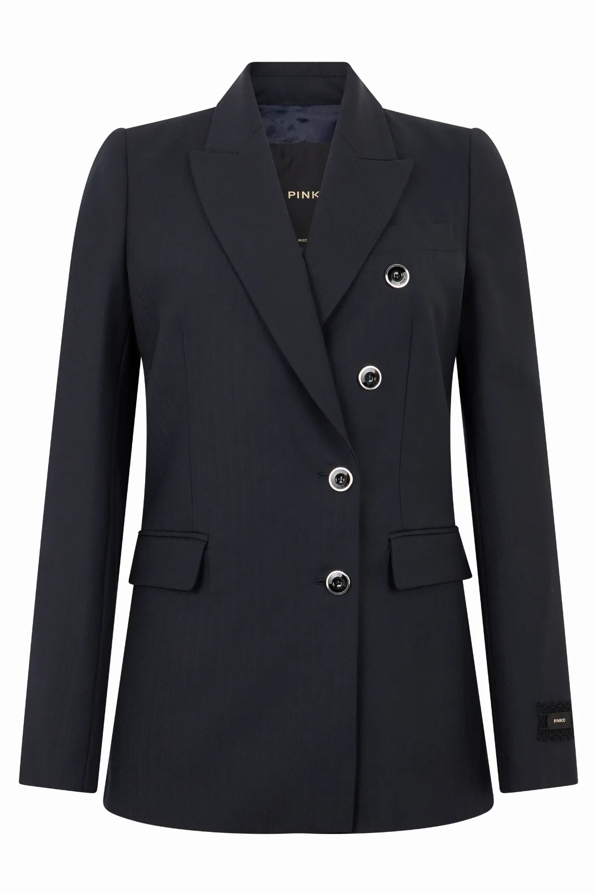Structured Wool-Blend Blazer by pinko