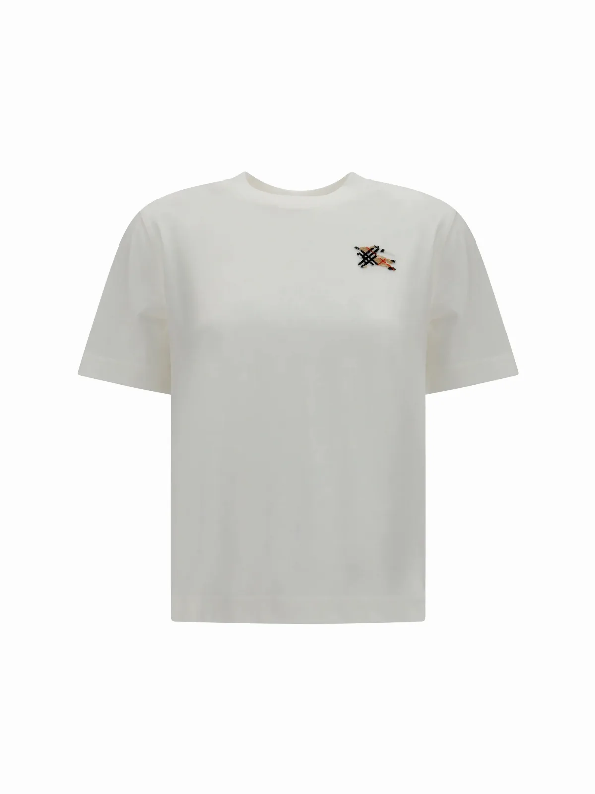 Embroidered Knight Check T-Shirt by Burberry
