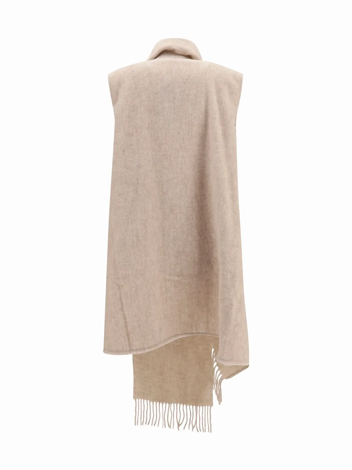 Merino Wool with Fringe Shawl by Fabiana Filippi