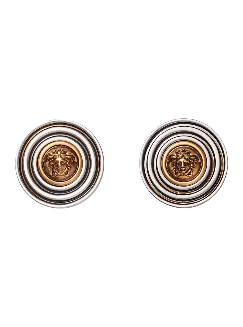 Medusa Head Hoop Earrings by Versace