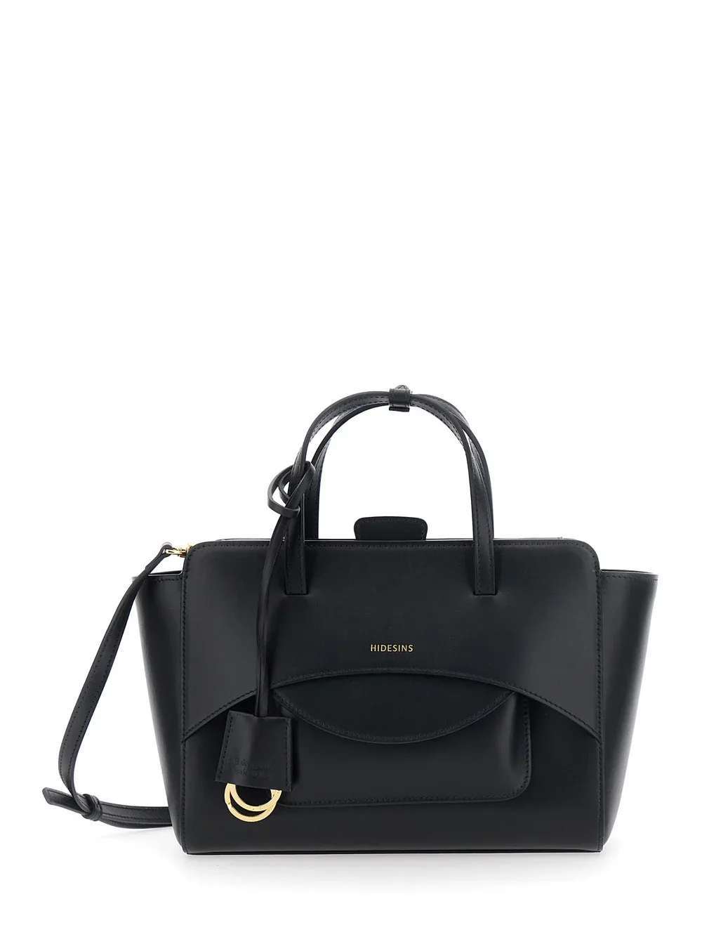 Leather Flap Top Handle Bag by Hidesins