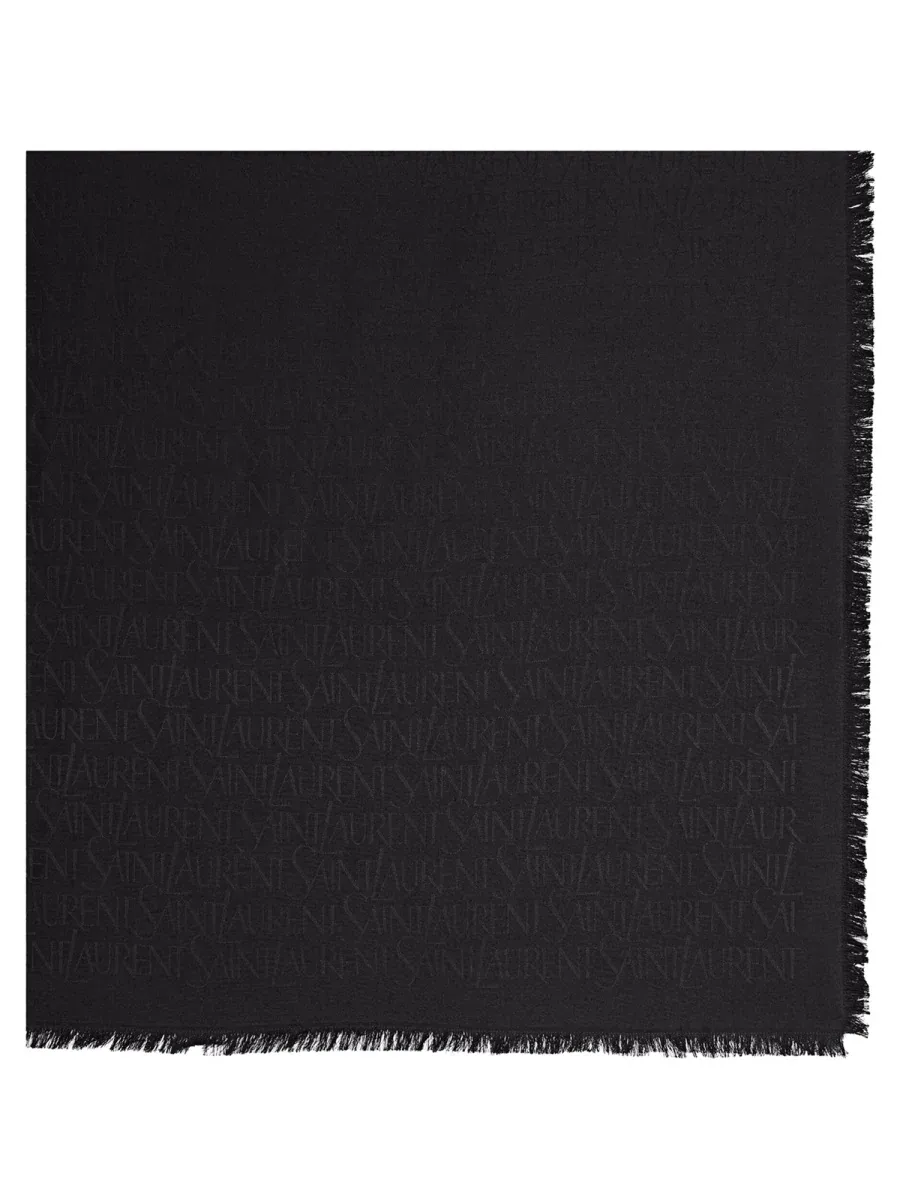 Square Silk Scarf by Saint Laurent